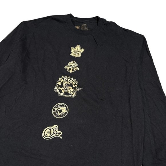 OVO Toronto Raptors Drake Night 2018 L/S T Shirt  Mens XL S2036 - Picture 3 of 6
